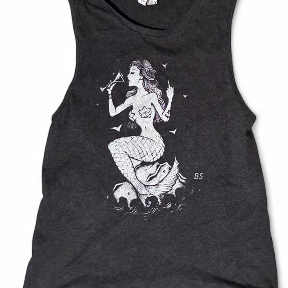 Tank top from Cape Cod Massachusetts with a mermaid with her “finger” up